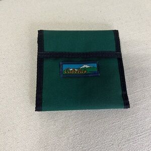 Cabela's Forest Green fold wallet with Black Edges